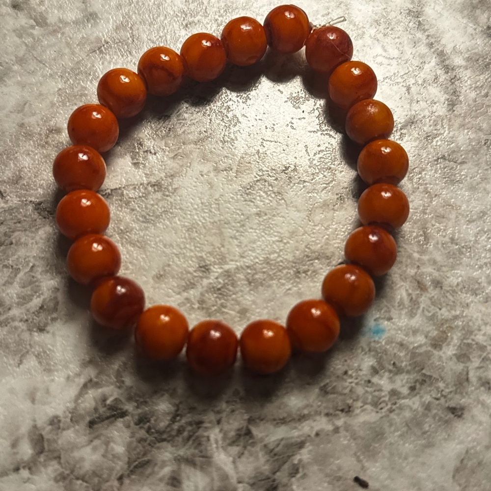 Orange bracelet